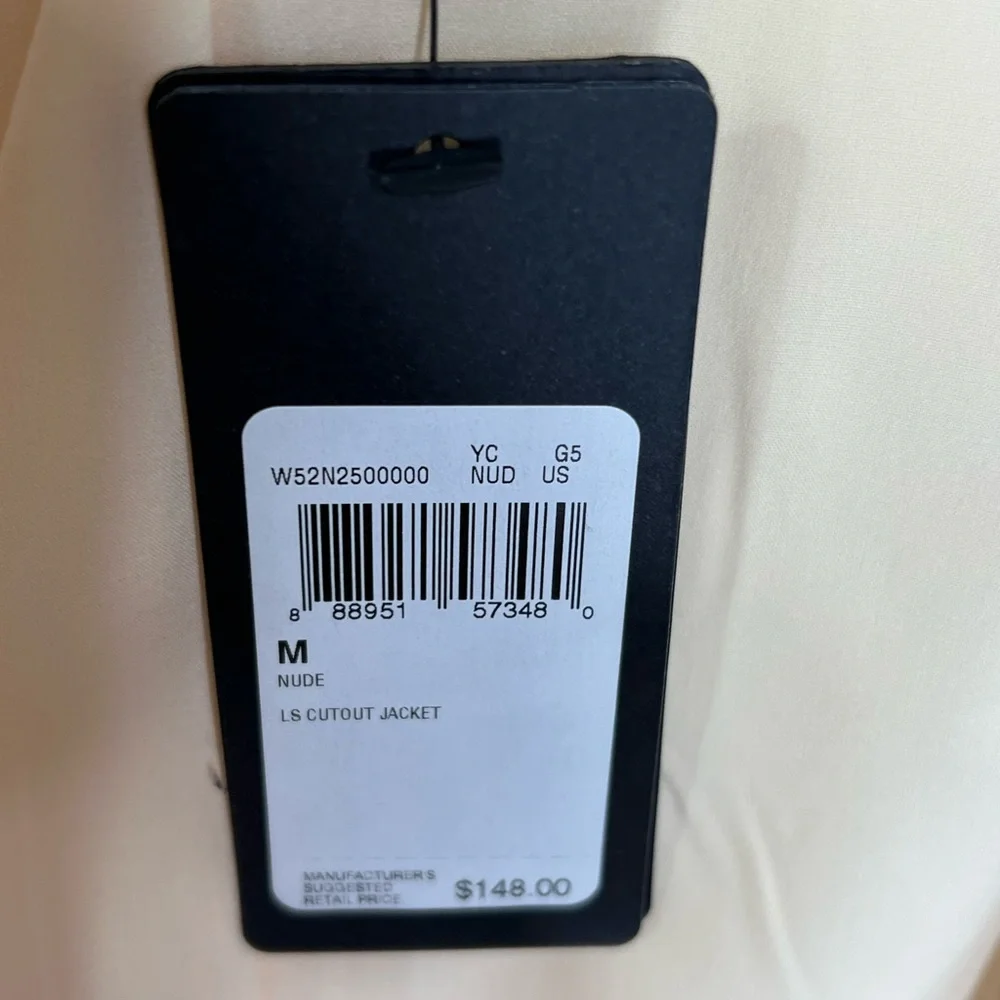 Guess Laser Cut out Leather Jacket - Picture 9 of 17